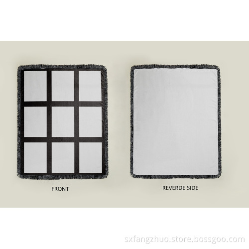wholesale flannel fleece Custom Photo Heat Press 9 20 panel sublimation Blank blanket
